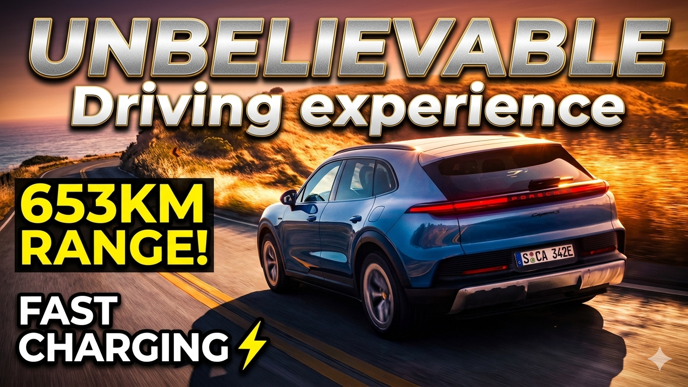 Porsche Cayenne Electric 653KM range fast charging